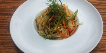 салат из фенхеля с карамелизированной морковью