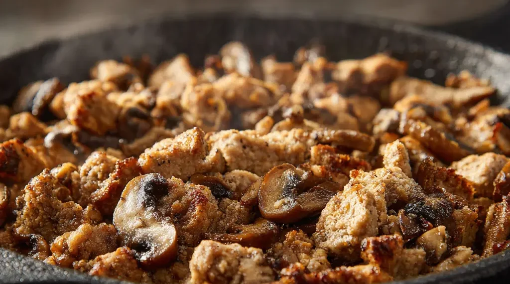 mushroom-based meat substitute