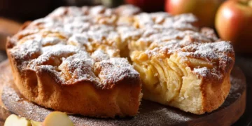 Шарлотка с яблоками